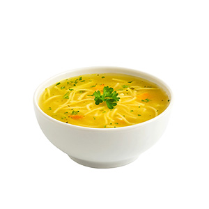 afbeelding van kippensoep